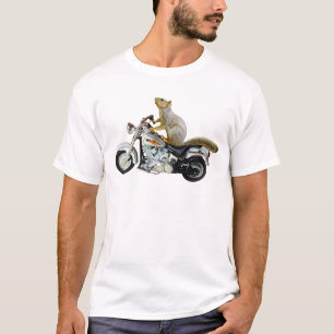 Eichhörnchen auf Motorrad T-Shirt