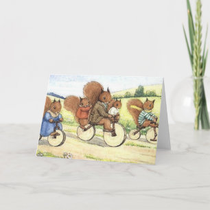 Eichhörnchen auf Rädern Karte