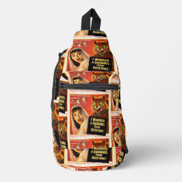 Eichhörnchen aus dem Weltraum Crossbody Bag