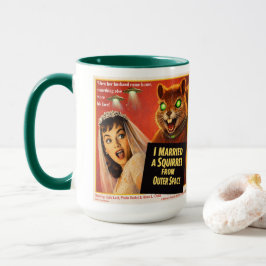 Eichhörnchen aus dem Weltraum-Parodie Tasse