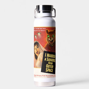 Eichhörnchen aus dem Weltraum Trinkflasche