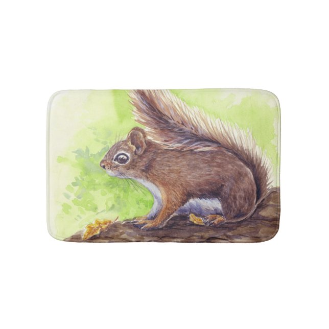 Eichhörnchen Badematte (Vorderseite)