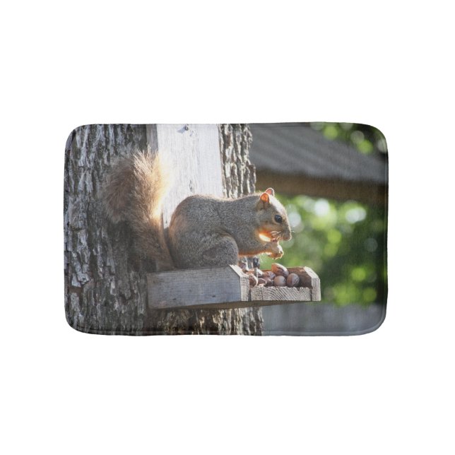Eichhörnchen Bath Mat Badematte (Vorderseite)