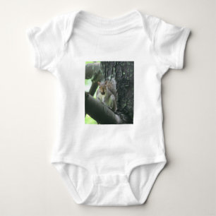 Eichhörnchen Baum-im TierSäuglings-Shirt Baby Strampler