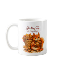 Eichhörnchen-Becher für gemütliche Tage – Herbst