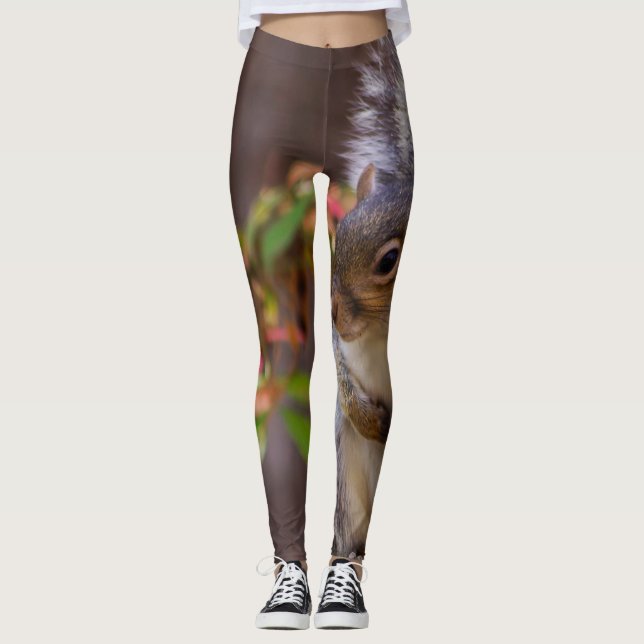 Eichhörnchen beginnt geduldig leggings (Vorderseite)