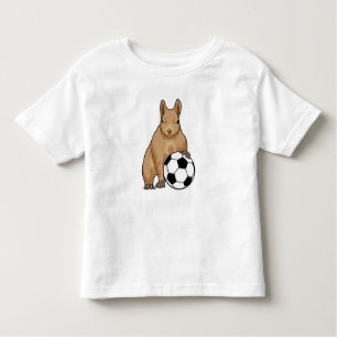 Eichhörnchen beim Fußball-Sport Kleinkind T-shirt