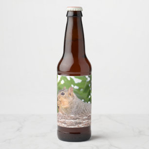 Eichhörnchen Bierflaschenetikett