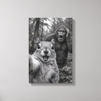 Eichhörnchen Bigfoot Überraschtes Selfie