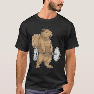 Eichhörnchen-Bodybuilding Dumbbells T-Shirt