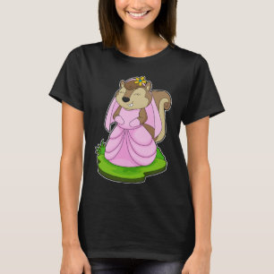 Eichhörnchen Braut Blumen Hochzeit T-Shirt
