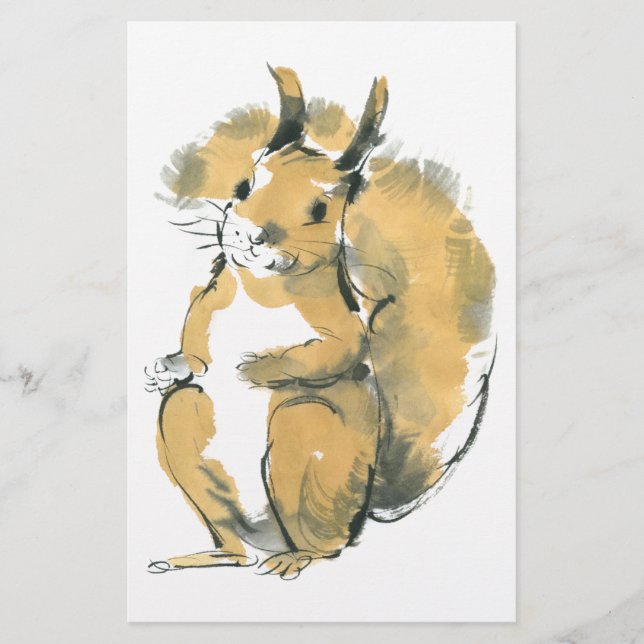 Eichhörnchen Briefpapier (Vorderseite)