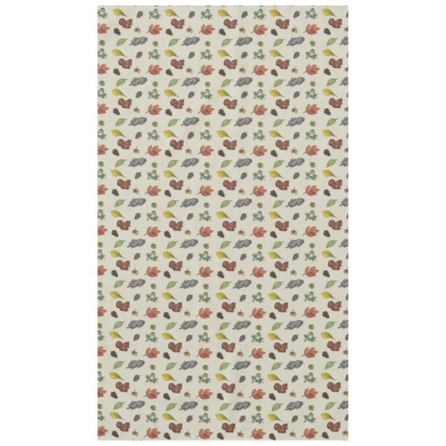 Eichhörnchen, Bunnies und Vögel Tischdecke (Vorderseite)