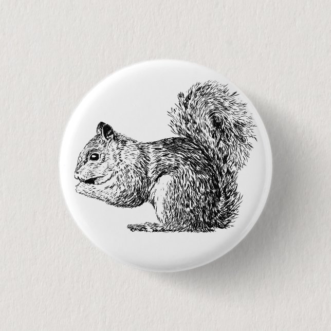 Eichhörnchen Button (Vorderseite)