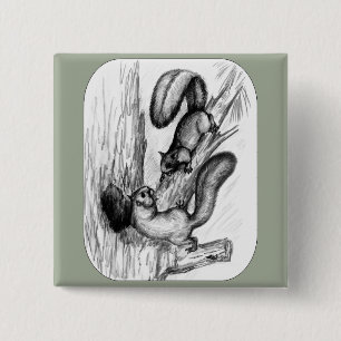 Eichhörnchen Button