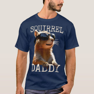 Eichhörnchen Daddy Papa Vater Vathers Day Eichhörn T-Shirt