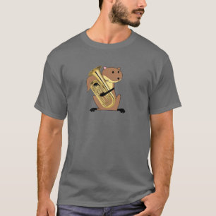 Eichhörnchen, das den Euphonium spielt T-Shirt