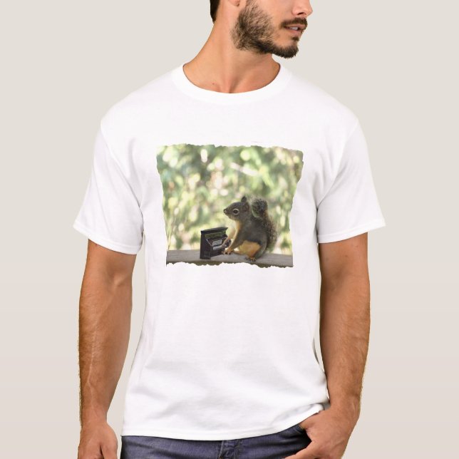Eichhörnchen, das Klavier spielt T-Shirt (Vorderseite)