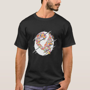 Eichhörnchen der botanischen Blume T-Shirt