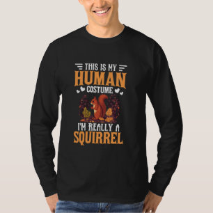 Eichhörnchen des menschlichen Kostüms T-Shirt