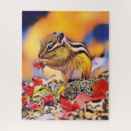 Eichhörnchen Digital Art Malerei Jigsaw Puzzle