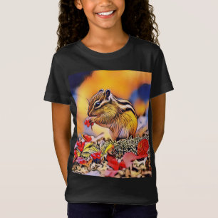 Eichhörnchen Digital Art Painting T - Shirt