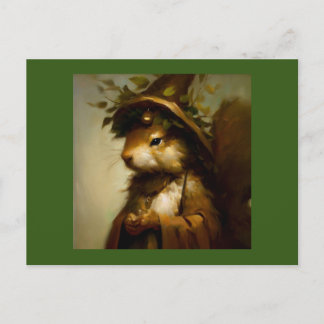 Eichhörnchen Druid Postkarte