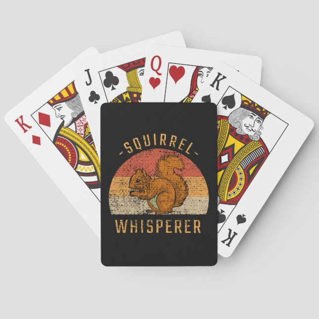 Eichhörnchen - Eichhörnchen Whispere Spielkarten (Rückseite)