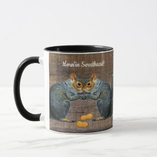 Eichhörnchen Erdnüsse Tasse