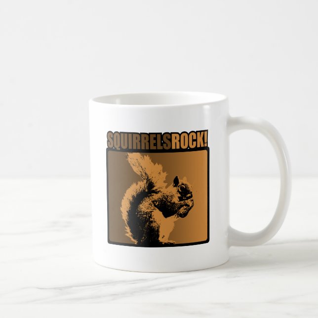 Eichhörnchen-Felsen! Kaffeetasse (Rechts)