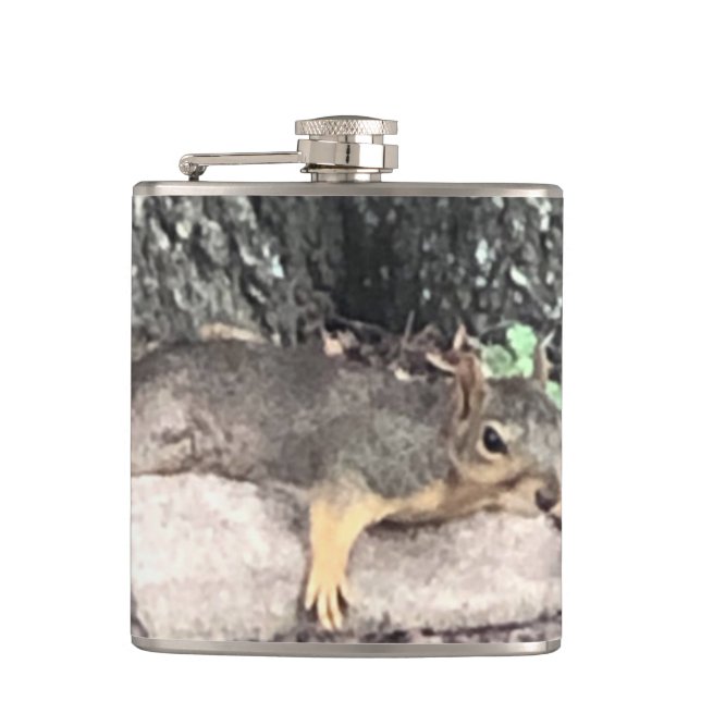Eichhörnchen Flachmann (Vorderseite)
