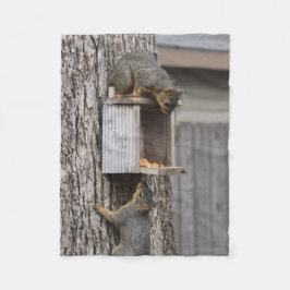 Eichhörnchen Fleece Blanket