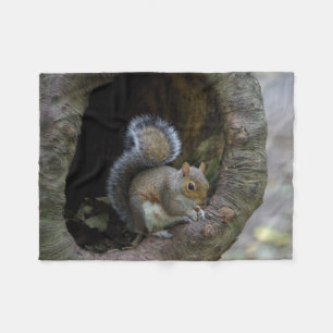 Eichhörnchen-Fleece-Decke Fleecedecke