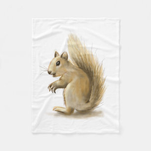 Eichhörnchen Fleecedecke