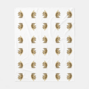 Eichhörnchen Fleecedecke