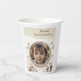 Eichhörnchen-Foto-Rahmen für Kinder zum Geburtstag Pappbecher