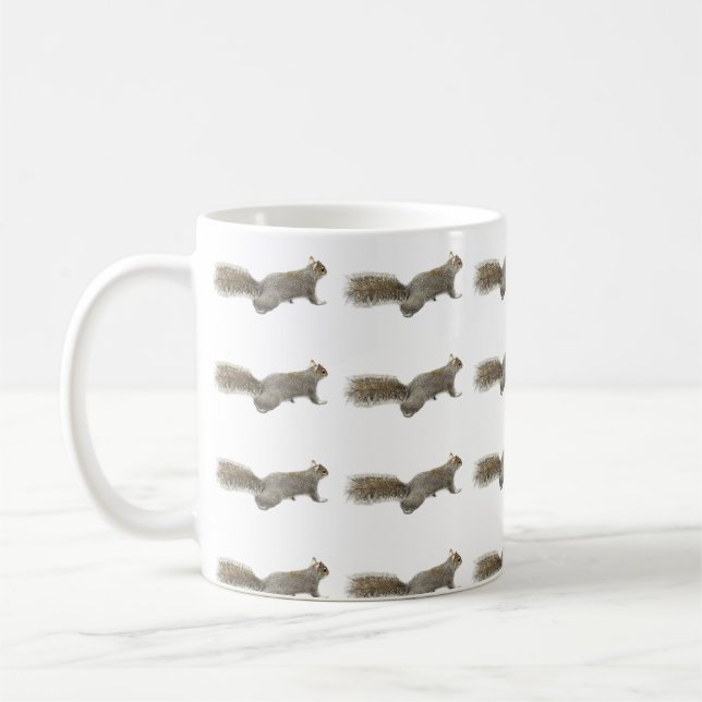 Eichhörnchen-Foto-Tasse Kaffeetasse (Links)
