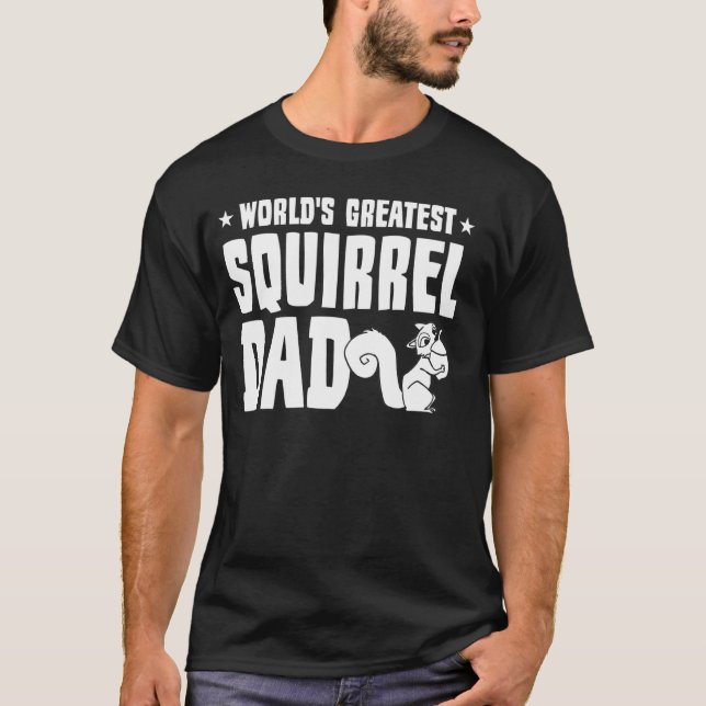 Eichhörnchen Funny Bird Feunting T-Shirt (Vorderseite)