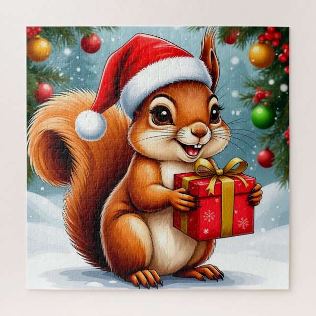 Eichhörnchen für Cartoon Puzzle (Vertikal)