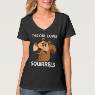 Eichhörnchen für Mädchen Mama Nagetier Waldtier 1 T-Shirt