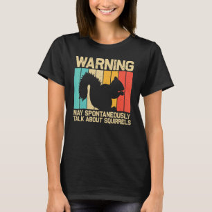 Eichhörnchen für Männer Eichhörnchen Chipmunk 80er T-Shirt