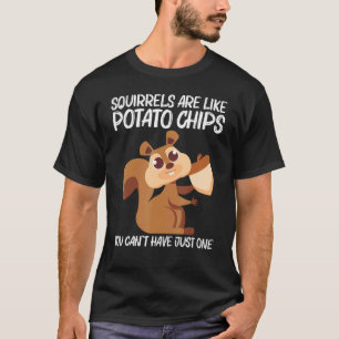 Eichhörnchen Für Männer Frauen Nagetier Wald Tier T-Shirt
