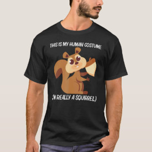 Eichhörnchen Für Männer Frauen Nagetier Wald Tier T-Shirt