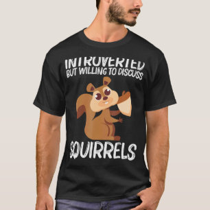 Eichhörnchen für Männer Frauen Waldregen T-Shirt