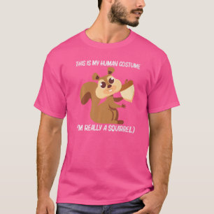Eichhörnchen für Männer Frauen Waldregen T-Shirt