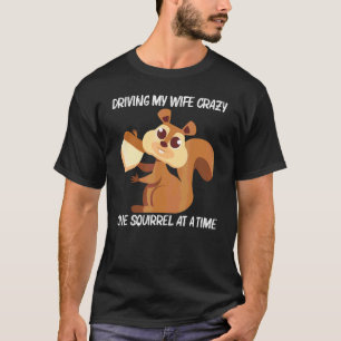 Eichhörnchen für Männer Papa Nagetier Waldtier T-Shirt