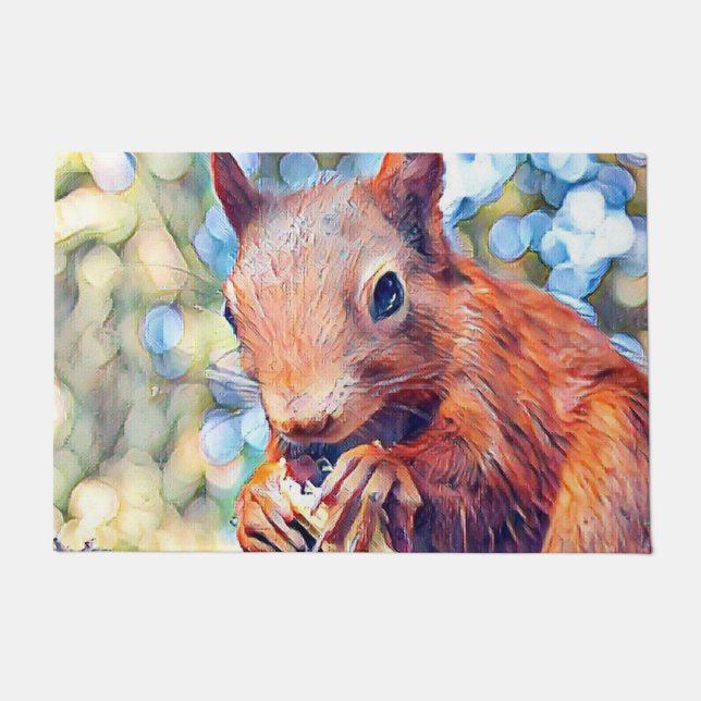 Eichhörnchen Fußmatte (Vorderseite)