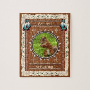 Eichhörnchen -    GatheringJigsaw Puzzle w/Gesche