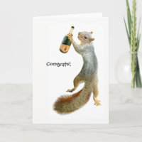 Eichhörnchen Glückwunschkarte