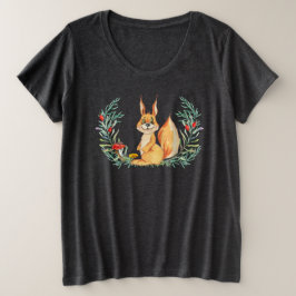 Eichhörnchen Große Größe T-Shirt